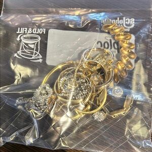 Gold and Silver Jewelry Set